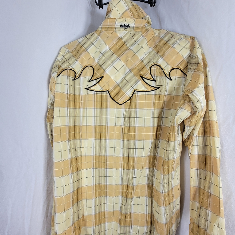 Cruel Girl,  pearl snapped shirt